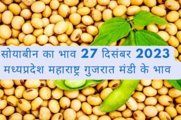 Soyabean rate today 27 December 2023