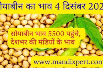 Soyabean rate today 4 December 2023