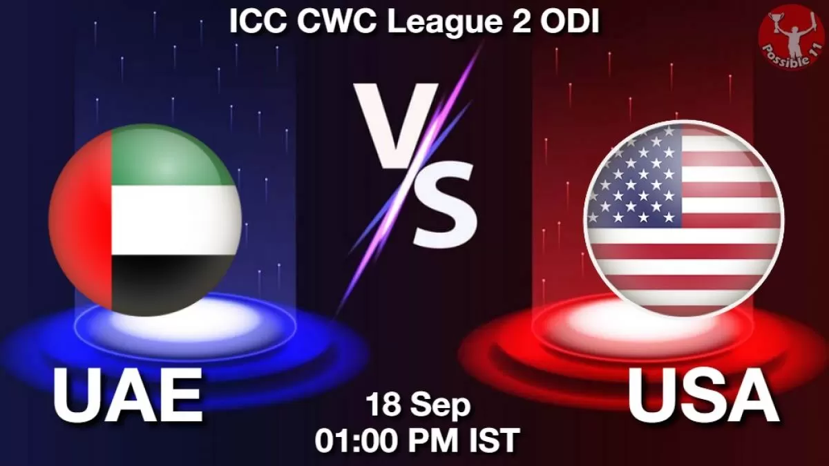 UAE vs United States cricket match live score